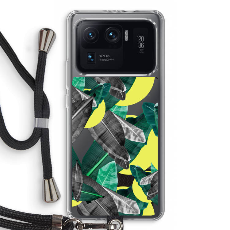 Fantasie jungle: Xiaomi Mi 11 Ultra Transparant Hoesje met koord