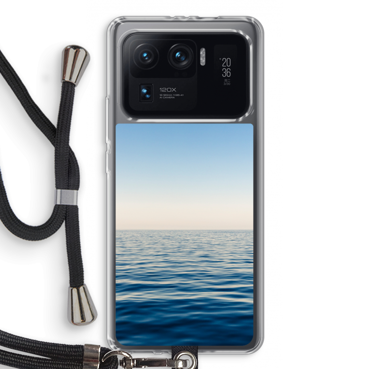 Water horizon: Xiaomi Mi 11 Ultra Transparant Hoesje met koord