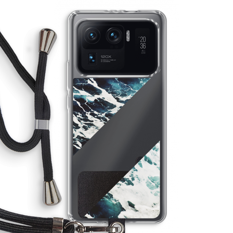 Golven: Xiaomi Mi 11 Ultra Transparant Hoesje met koord