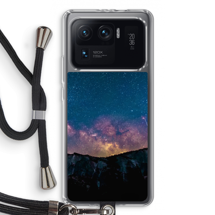 Travel to space: Xiaomi Mi 11 Ultra Transparant Hoesje met koord