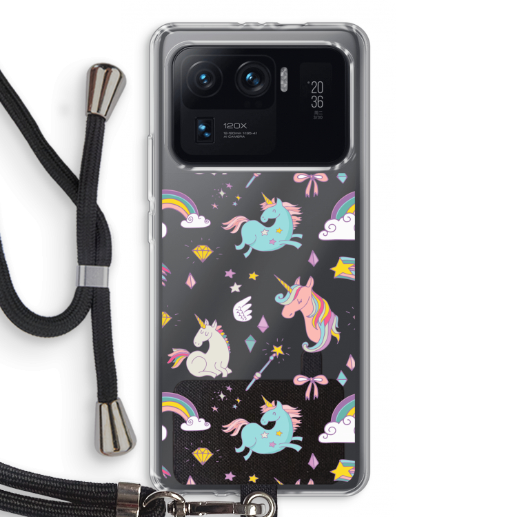Fantasiewereld: Xiaomi Mi 11 Ultra Transparant Hoesje met koord