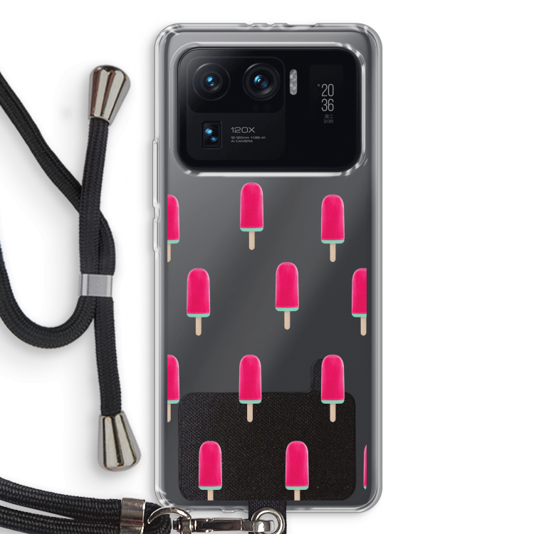 Waterijsje: Xiaomi Mi 11 Ultra Transparant Hoesje met koord