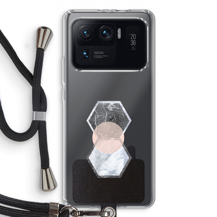 Creatieve toets: Xiaomi Mi 11 Ultra Transparant Hoesje met koord