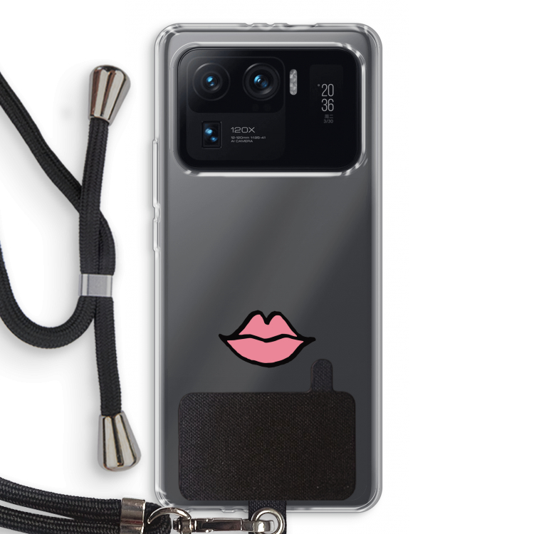 Kusje: Xiaomi Mi 11 Ultra Transparant Hoesje met koord