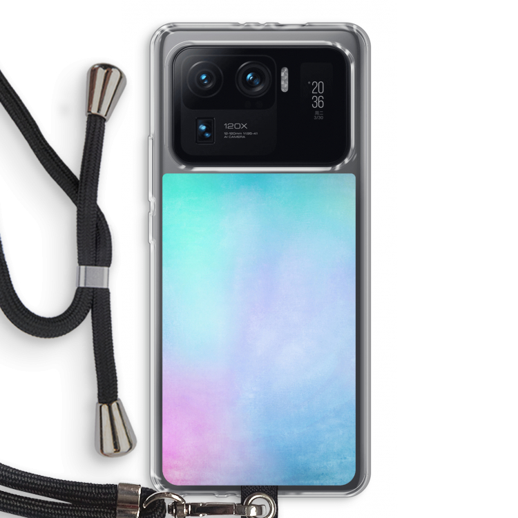 mist pastel: Xiaomi Mi 11 Ultra Transparant Hoesje met koord