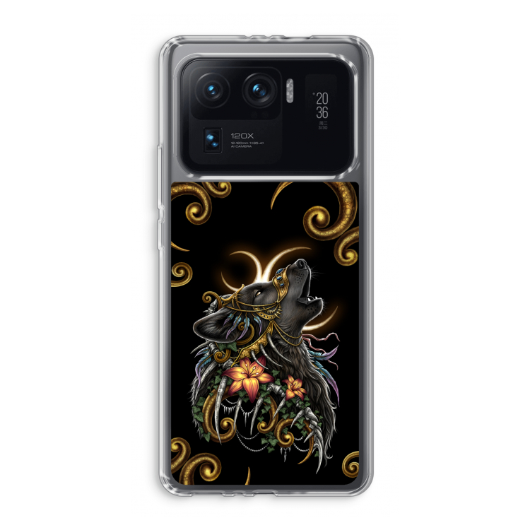 Huilende Wolf: Xiaomi Mi 11 Ultra Transparant Hoesje