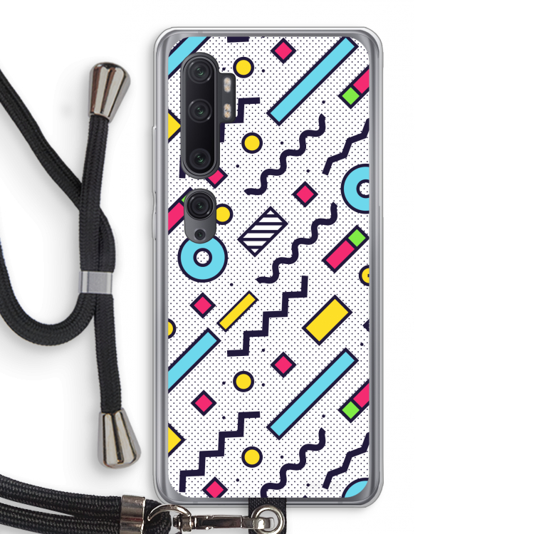 8-bit N°8: Xiaomi Mi Note 10 Transparant Hoesje met koord