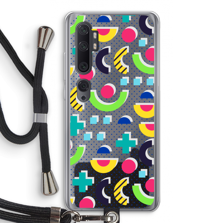 8-bit N°1: Xiaomi Mi Note 10 Transparant Hoesje met koord