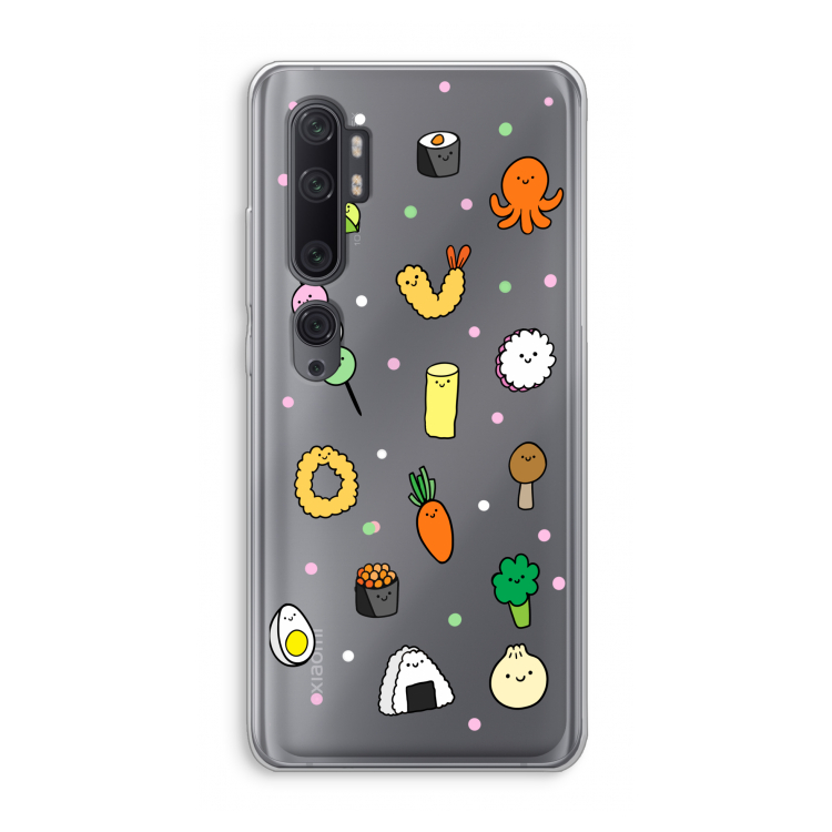 Happy bento friends: Xiaomi Mi Note 10 Pro Transparant Hoesje