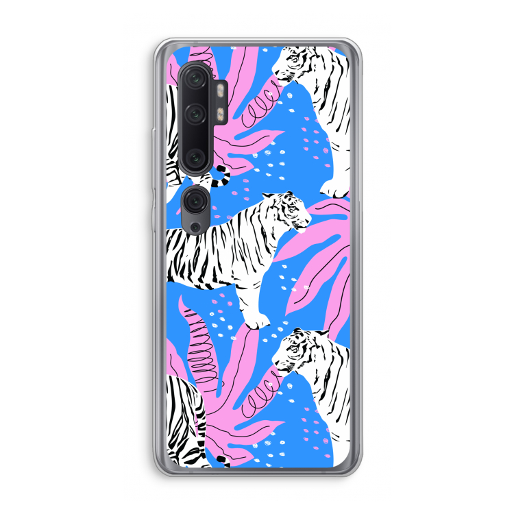 Tijger: Xiaomi Mi Note 10 Pro Transparant Hoesje