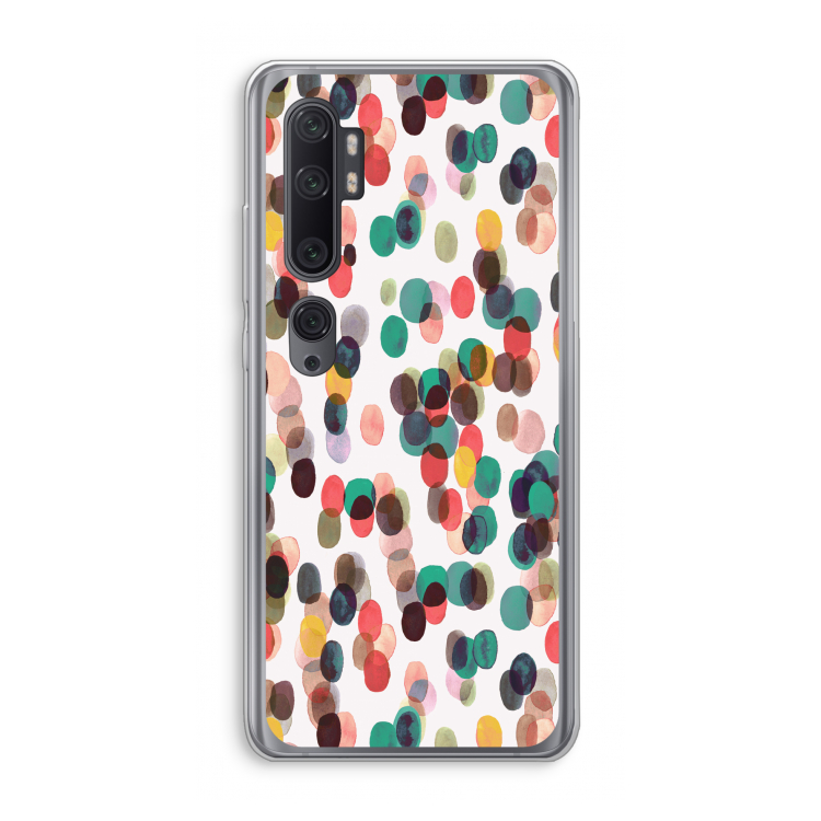 Tropical Dots: Xiaomi Mi Note 10 Pro Transparant Hoesje