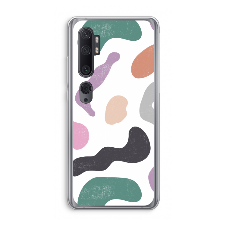 Memphis Shapes: Xiaomi Mi Note 10 Pro Transparant Hoesje