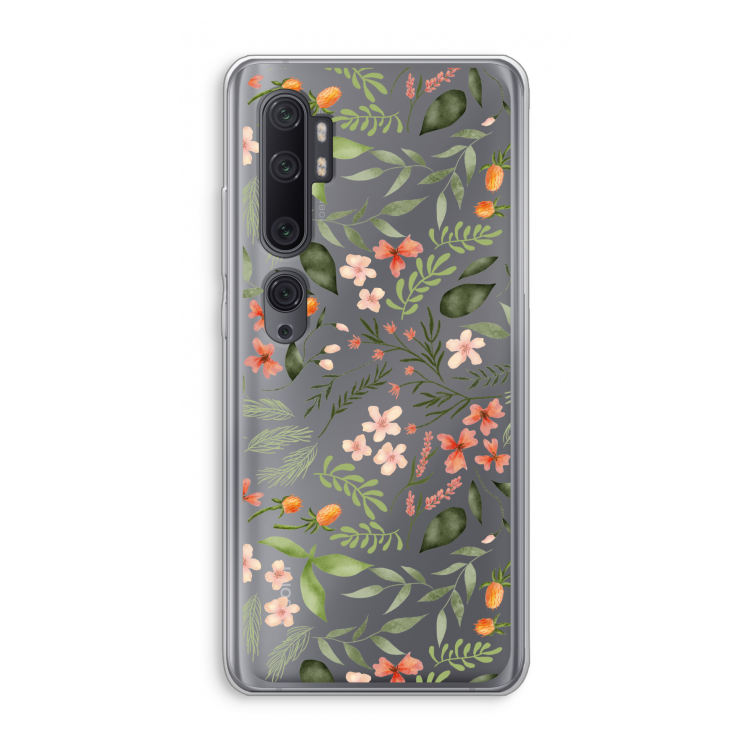 Sweet little flowers: Xiaomi Mi Note 10 Pro Transparant Hoesje