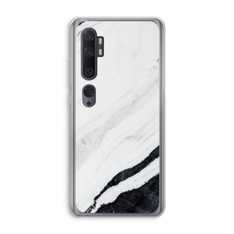 Elegante marmer: Xiaomi Mi Note 10 Pro Transparant Hoesje