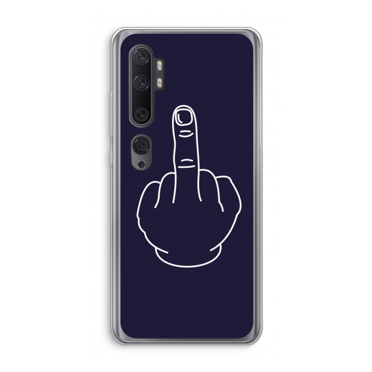 F**k U: Xiaomi Mi Note 10 Pro Transparant Hoesje