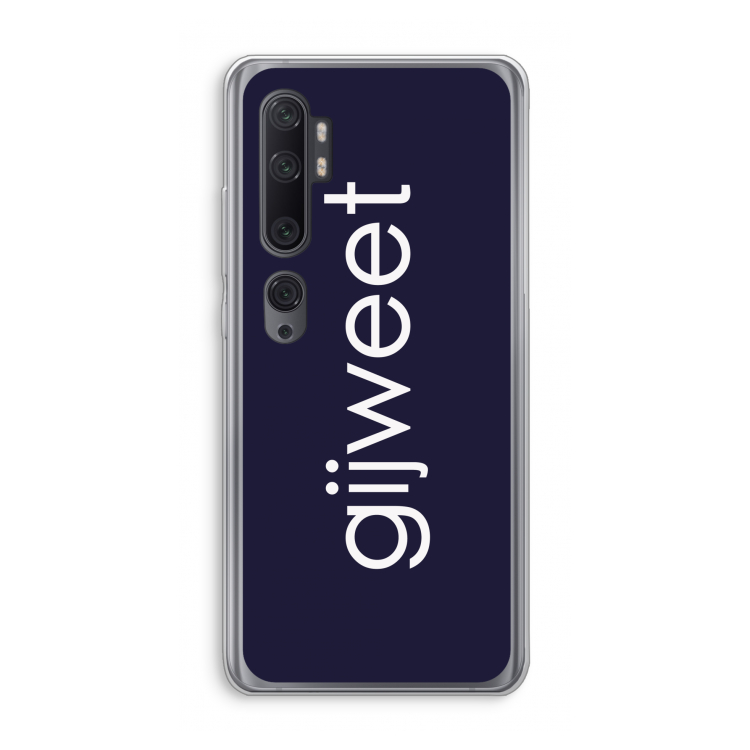 Gijweet: Xiaomi Mi Note 10 Pro Transparant Hoesje