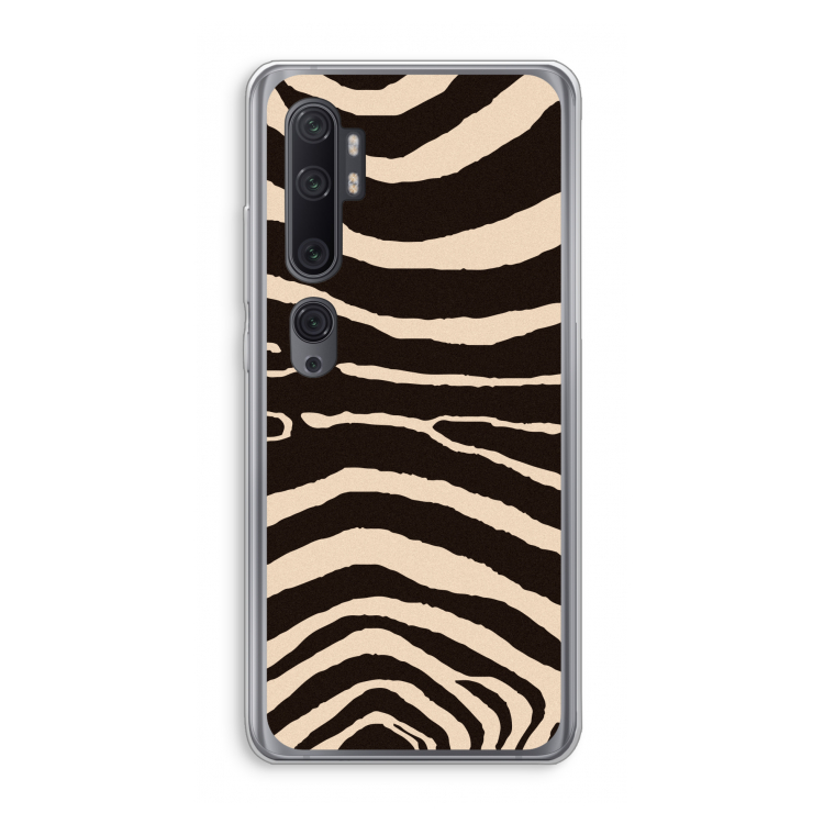 Arizona Zebra: Xiaomi Mi Note 10 Pro Transparant Hoesje