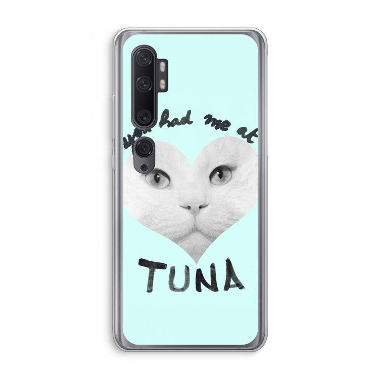 You had me at tuna: Xiaomi Mi Note 10 Pro Transparant Hoesje