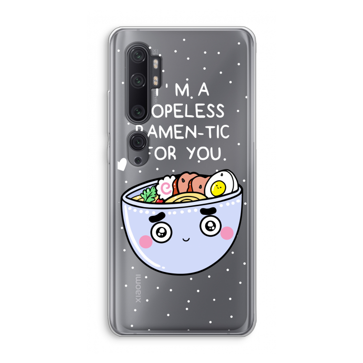I'm A Hopeless Ramen-Tic For You: Xiaomi Mi Note 10 Pro Transparant Hoesje
