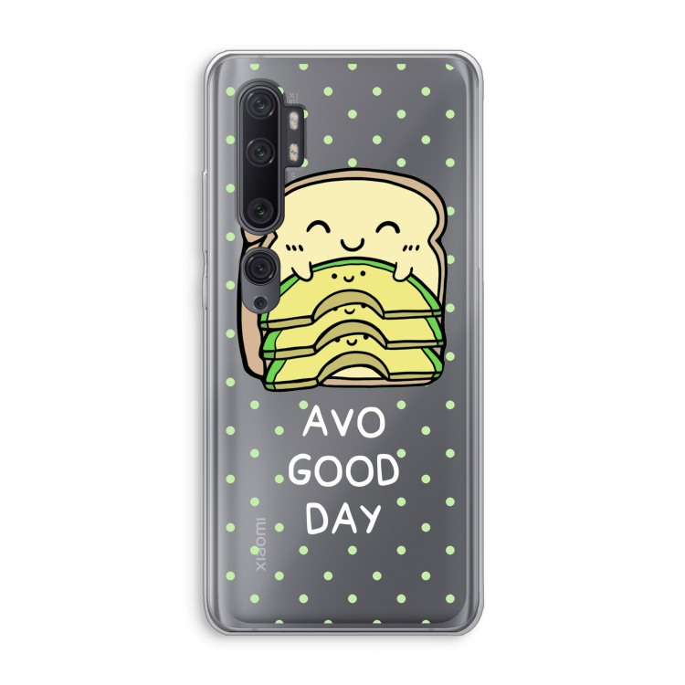 Avo Good Day: Xiaomi Mi Note 10 Pro Transparant Hoesje