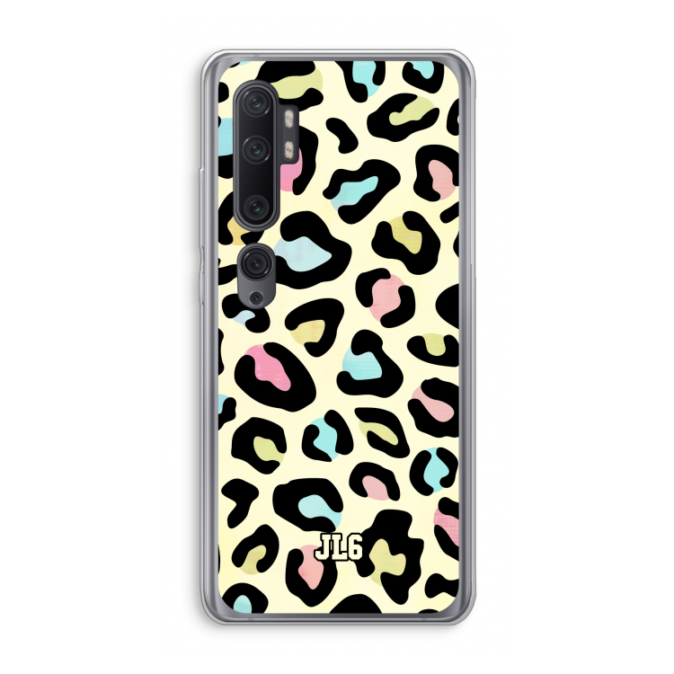 Leopard pattern: Xiaomi Mi Note 10 Pro Transparant Hoesje