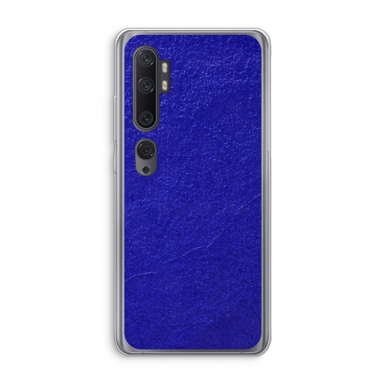 Majorelle Blue: Xiaomi Mi Note 10 Pro Transparant Hoesje