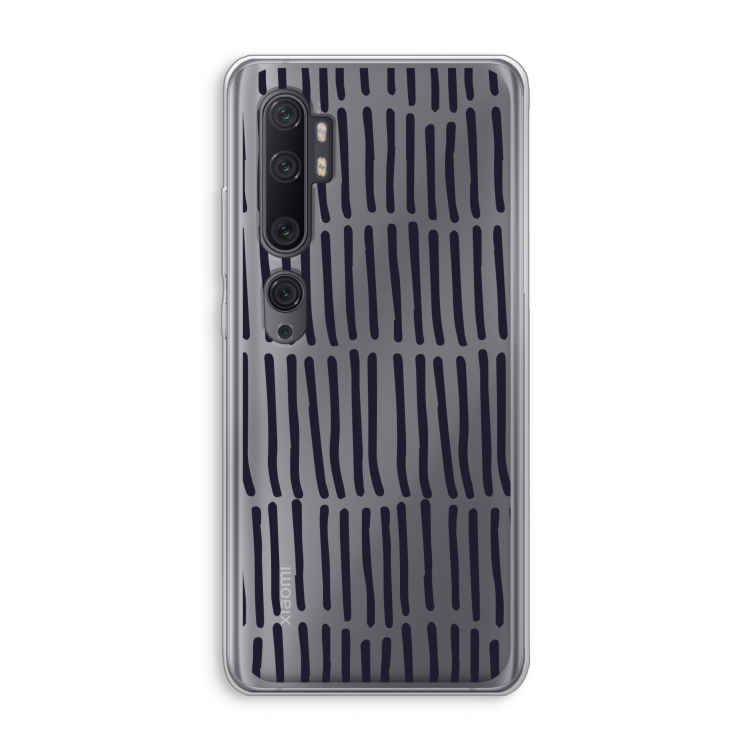 Moroccan stripes: Xiaomi Mi Note 10 Pro Transparant Hoesje