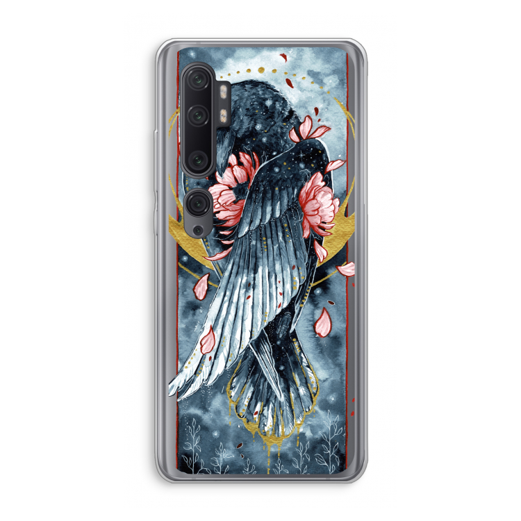 Golden Raven: Xiaomi Mi Note 10 Pro Transparant Hoesje