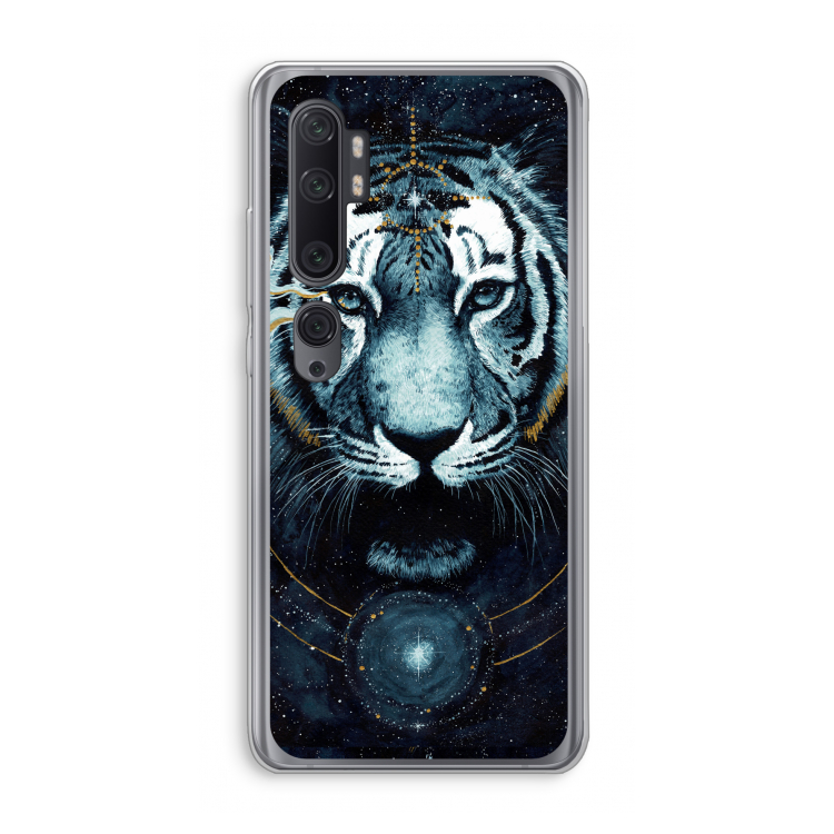Darkness Tiger: Xiaomi Mi Note 10 Pro Transparant Hoesje