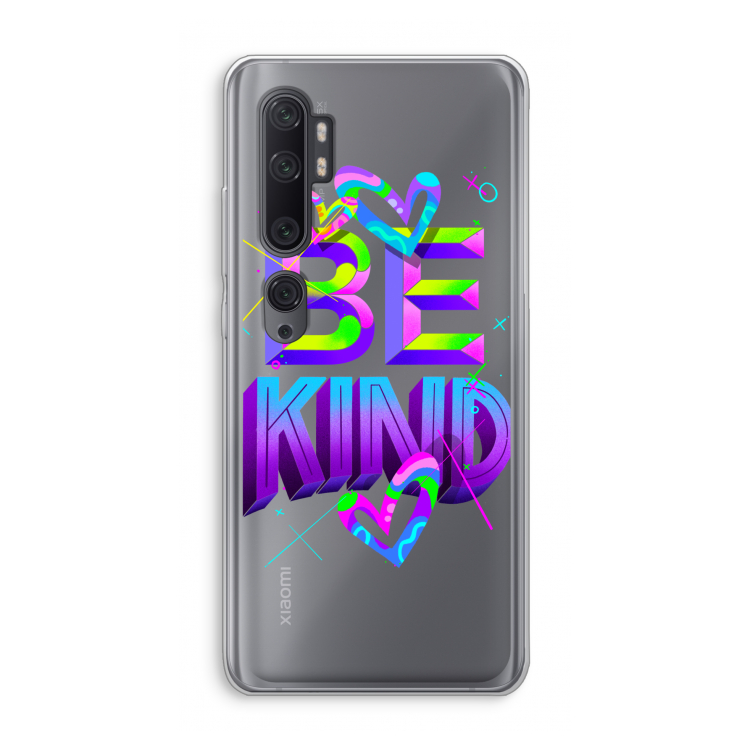 Be Kind: Xiaomi Mi Note 10 Pro Transparant Hoesje