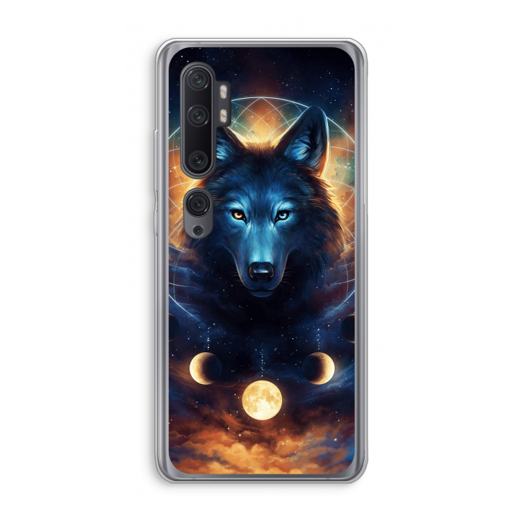 Wolf Dreamcatcher: Xiaomi Mi Note 10 Pro Transparant Hoesje