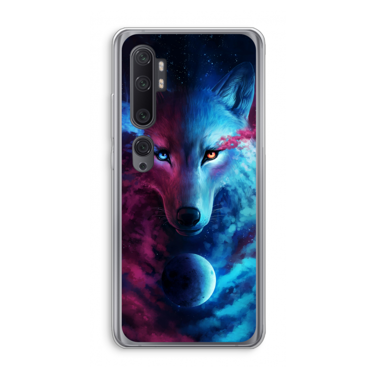 Where Light And Dark Meet: Xiaomi Mi Note 10 Pro Transparant Hoesje