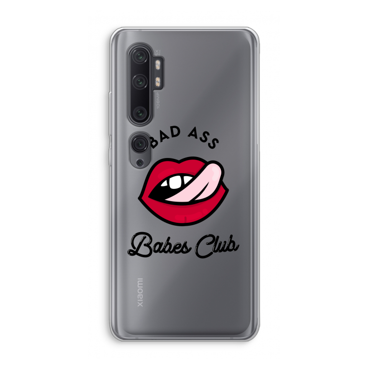 Badass Babes Club: Xiaomi Mi Note 10 Pro Transparant Hoesje