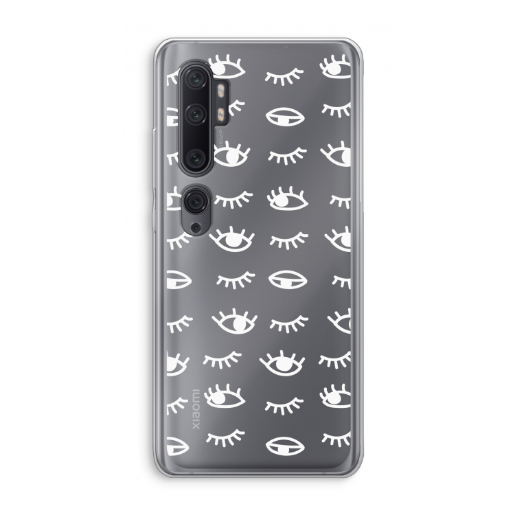 Eye pattern #3: Xiaomi Mi Note 10 Pro Transparant Hoesje