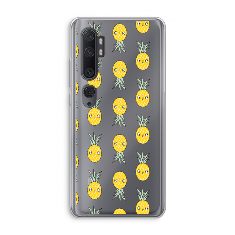 Ananas: Xiaomi Mi Note 10 Pro Transparant Hoesje