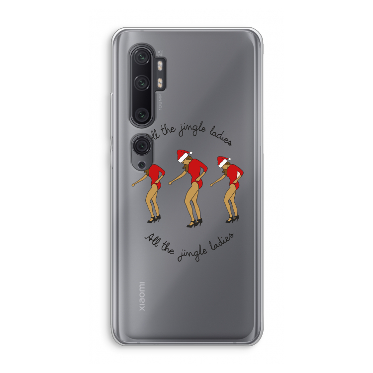 Jingle Ladies: Xiaomi Mi Note 10 Pro Transparant Hoesje