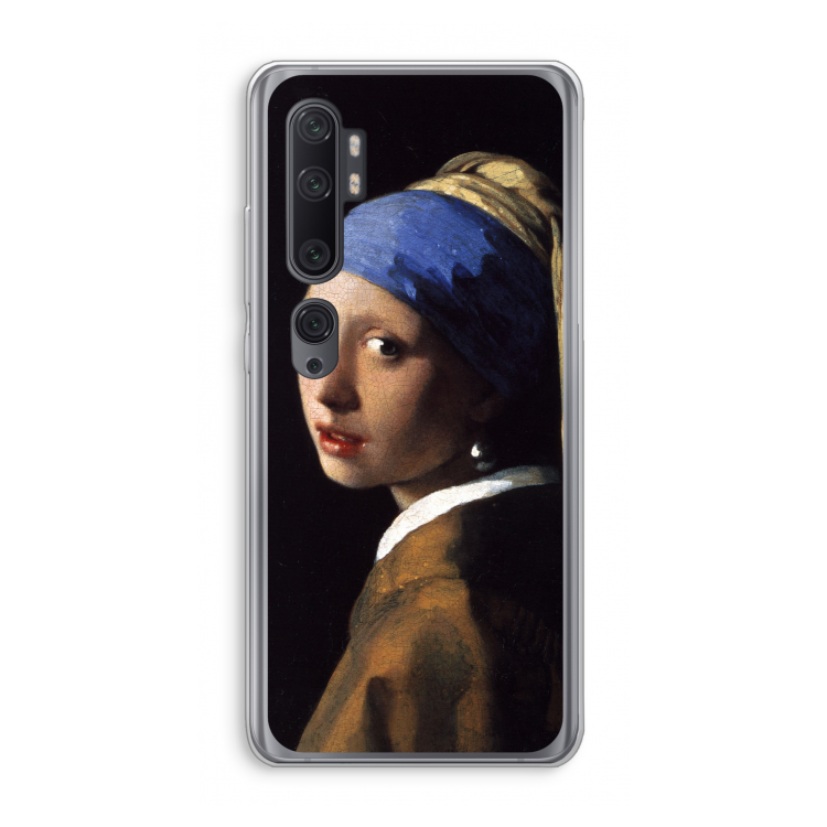 The Pearl Earring: Xiaomi Mi Note 10 Pro Transparant Hoesje