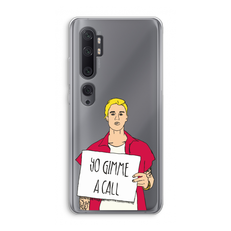 Gimme a call: Xiaomi Mi Note 10 Pro Transparant Hoesje