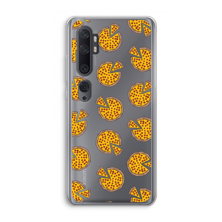 You Had Me At Pizza: Xiaomi Mi Note 10 Pro Transparant Hoesje