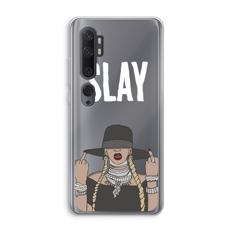 Slay All Day: Xiaomi Mi Note 10 Pro Transparant Hoesje