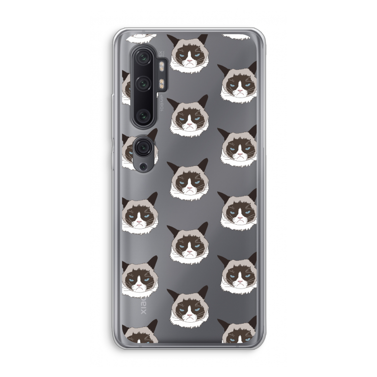 It's a Purrr Case: Xiaomi Mi Note 10 Pro Transparant Hoesje