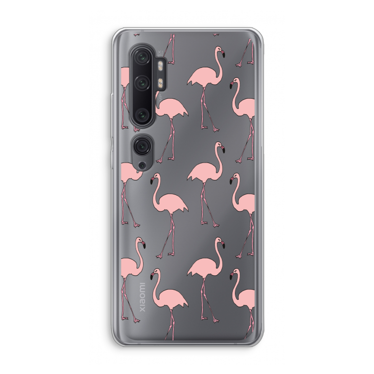 Anything Flamingoes: Xiaomi Mi Note 10 Pro Transparant Hoesje
