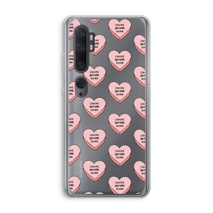 Chicks before dicks: Xiaomi Mi Note 10 Pro Transparant Hoesje
