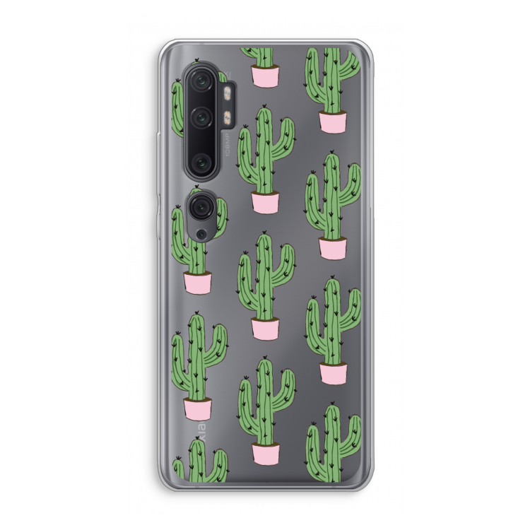 Cactus Lover: Xiaomi Mi Note 10 Pro Transparant Hoesje