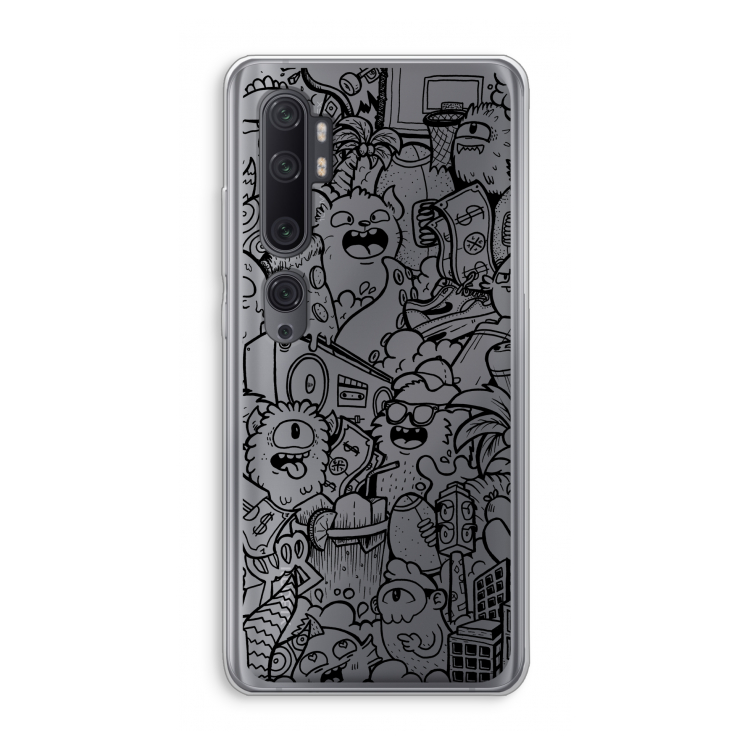 Vexx Black City : Xiaomi Mi Note 10 Pro Transparant Hoesje