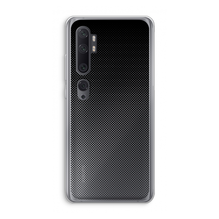 Musketon Halftone: Xiaomi Mi Note 10 Pro Transparant Hoesje