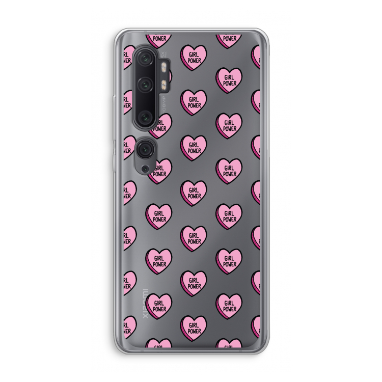 GIRL POWER: Xiaomi Mi Note 10 Pro Transparant Hoesje