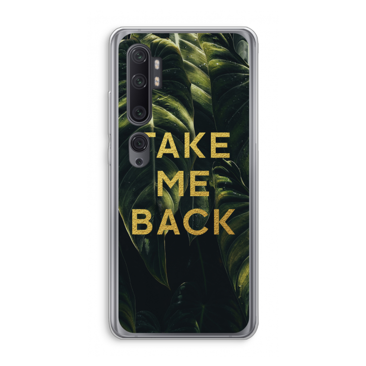 Take me back: Xiaomi Mi Note 10 Pro Transparant Hoesje