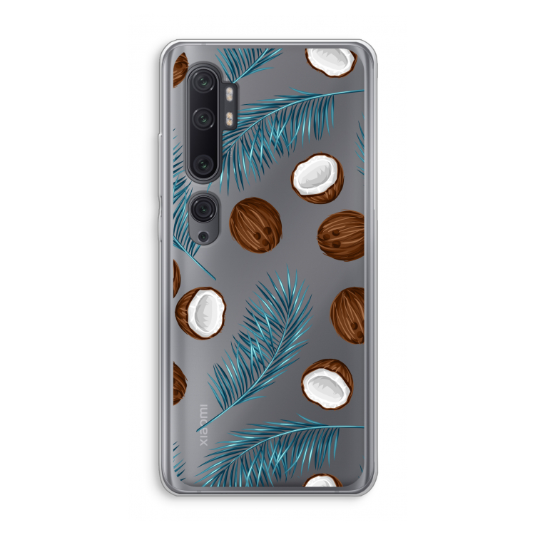 Kokosnoot roze: Xiaomi Mi Note 10 Pro Transparant Hoesje
