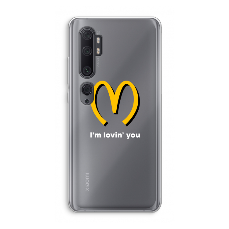 I'm lovin' you: Xiaomi Mi Note 10 Pro Transparant Hoesje